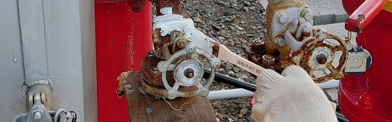 継手の防錆塗装