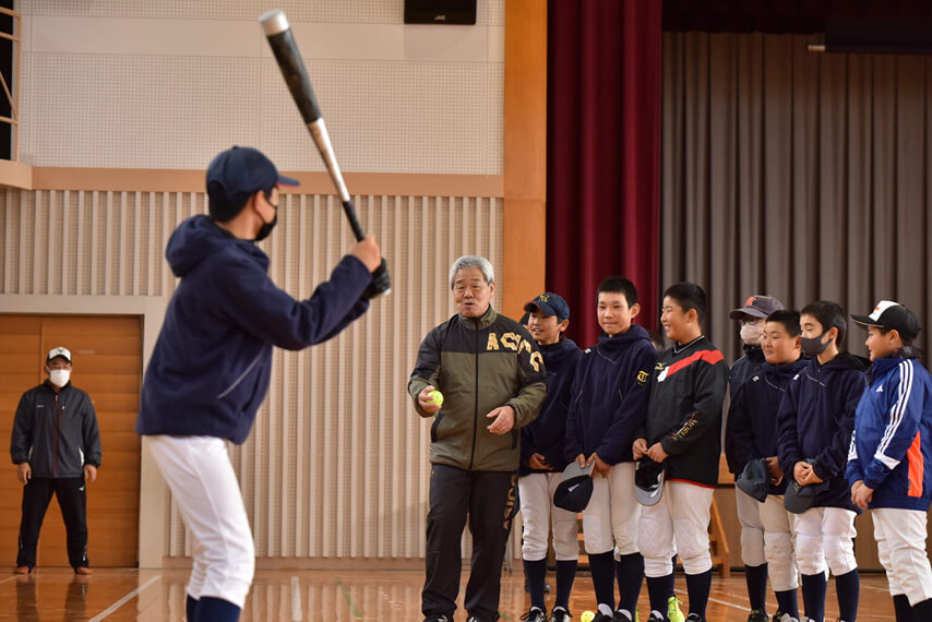 野球教室開催