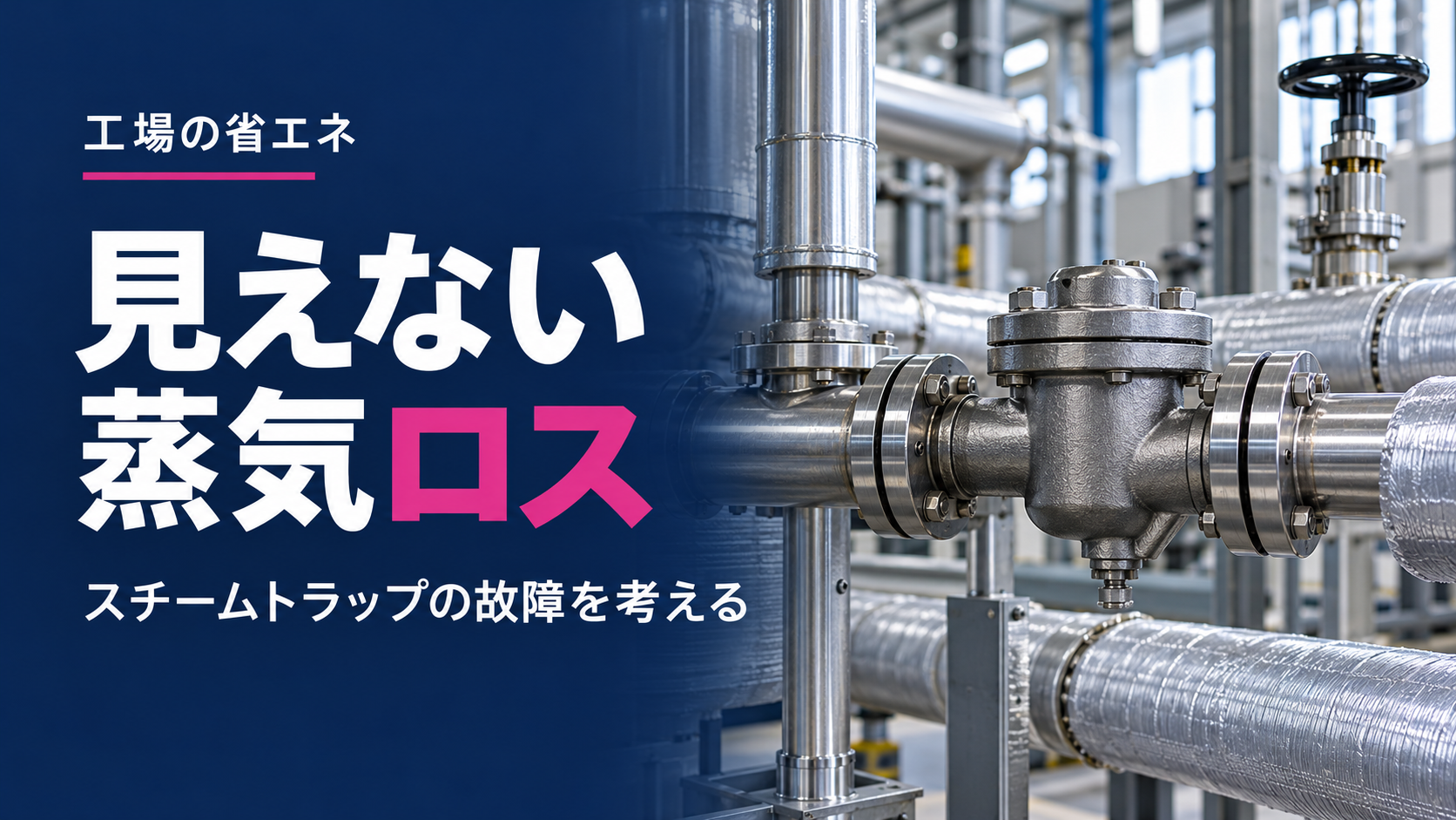 スチームトラップの故障率は？米国DOE資料と海外事例で見る工場の蒸気ロス
