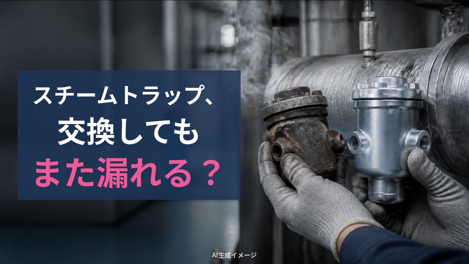 スチームトラップは交換すべき？従来型の課題とスチームセーバーのメリットを10年総費用で比較